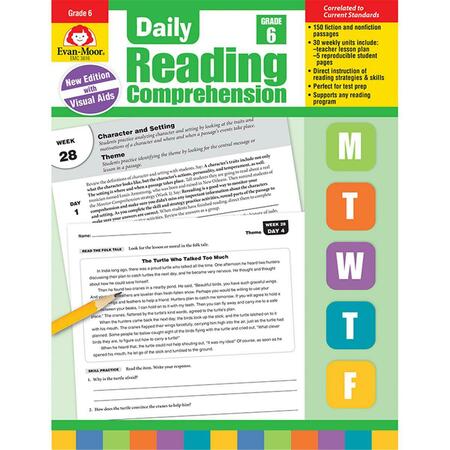 EVAN-MOOR Daily Reading Comprehension, Grade 6 EMC3616